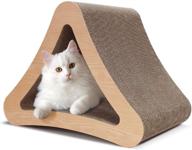 🐱 scratchme round cat scratcher post & board with cat scratching lounge bed – ultimate scratching solution for your feline friend! logo