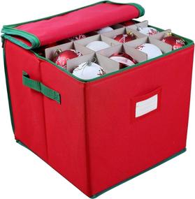 img 4 attached to Регулируемый контейнер для аксессуаров для рождественских украшений