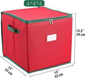 img 1 attached to Регулируемый контейнер для аксессуаров для рождественских украшений