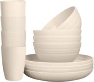 luckyzone wheat dinnerware sustainable plates логотип