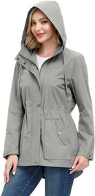 img 1 attached to Water-Repellent Women's Jackets & Hoodies: A Must-Have for Fashionable Ladies - Coats, Jackets & Vests for Women's Clothing