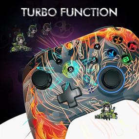 img 1 attached to 🐉 Dragon Switch Controller - Wireless Pro Controller for Switch/Switch Lite, Gamepad with Turbo, Dual Shock and Motion Control