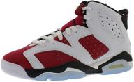 jordan retro carmine carmine black 384665 girls' shoes logo