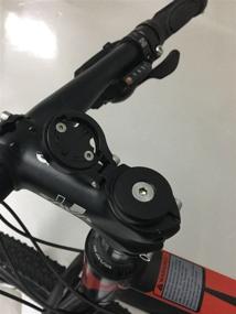 img 1 attached to 🚲 Wileosix Adjustable Out Front Bike Computer Mount - Compatible with Garmin Edge and GoPro for Enhanced Cycling Experience