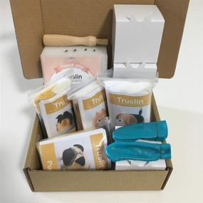 img 1 attached to 🐶 Truslin DIY Needle Felting Kit: Create Adorable Faceless Dog Figures - Pomeranian, Collie, Pug, and Beagle in One Gift Box Set