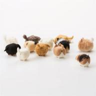 🐶 truslin diy needle felting kit: create adorable faceless dog figures - pomeranian, collie, pug, and beagle in one gift box set logo