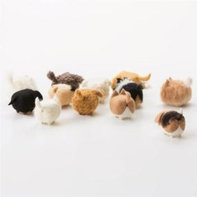 img 2 attached to 🐶 Truslin DIY Needle Felting Kit: Create Adorable Faceless Dog Figures - Pomeranian, Collie, Pug, and Beagle in One Gift Box Set