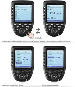 img 2 attached to Optimized Godox Xpro-S TTL II 2.4G Wireless Flash Trigger with High-Speed Sync 1/8000s X System, Enhanced LCD Screen Transmitter for Sony DSLR Camera