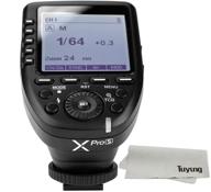 optimized godox xpro-s ttl ii 2.4g wireless flash trigger with high-speed sync 1/8000s x system, enhanced lcd screen transmitter for sony dslr camera logo