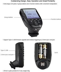 img 1 attached to Optimized Godox Xpro-S TTL II 2.4G Wireless Flash Trigger with High-Speed Sync 1/8000s X System, Enhanced LCD Screen Transmitter for Sony DSLR Camera