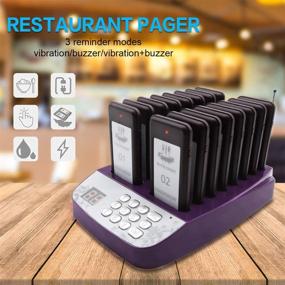 img 2 attached to 16-Pager Daytech Restaurant Paging Buzzer System | Rechargeable Table Pagers for Restaurants/Hotels/Food Trucks/Cafes/Clinics