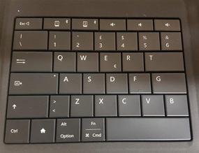 img 2 attached to 🔌 Versatile Microsoft Universal Foldable Keyboard: International QWERTY Layout for iPads, iPhones, Android Devices, and Windows Tablets