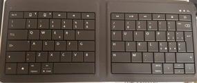 img 3 attached to 🔌 Versatile Microsoft Universal Foldable Keyboard: International QWERTY Layout for iPads, iPhones, Android Devices, and Windows Tablets