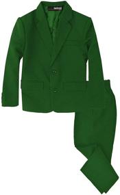 img 2 attached to 🍀 Irish Green Charm: G218 Boys Piece Boys' Clothing for a Dashing Look!