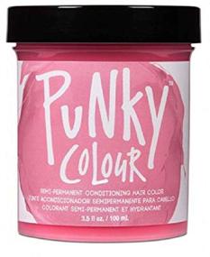 img 2 attached to 💇 PUNKY COLOUR The Original SEMI-PERMANENT Conditioning Hair Color Dye - Cotton Candy (3.5 oz / 100 ml) + Sleek Tint Brush