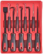 🔧 wintools 9-piece scraper hook and pick tool set - car removal tool kit for o rings, seals & rubber logo