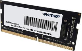 img 1 attached to 💻 Patriot Signature Series 8GB DDR4 SODIMM Memory Module - 2666MHz (PC4-21300)