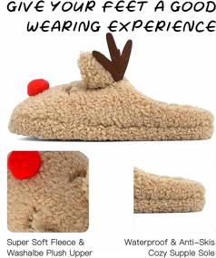 img 3 attached to Skywheel Slippers Unisex Child Comfort Non Slip Boys' Shoes - Sandals