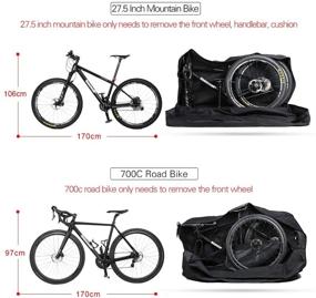 img 3 attached to Rhinowalk Folding Mountain Bicycle Transport