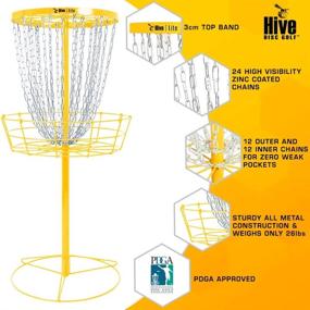 img 3 attached to 🥏 Enhanced Playability with the Hive Disc Golf Lite Disc Golf Basket