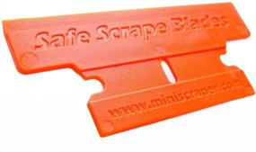 img 2 attached to 🔪 20 Pack of MINISCRAPER Plastic Razor Blades - T Blade, now 50% Wider for Enhanced Performance