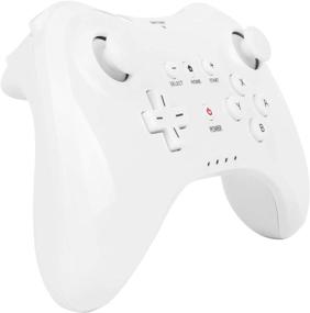 img 3 attached to 🎮 Контроллер Wii U Pro Dual Analog Gamepad Set - Беспроводные перезаряжаемые игровые геймпады Kulannder Bluetooth для Nintendo Wii U, 2-шт в черном и белом цвете, идеально подходят для детей - Включает USB-кабель для зарядки.
