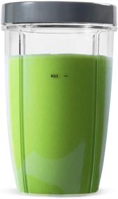 img 3 attached to 🍹 NutriBullet 24 oz. Tall Cup: Clear/Gray with Standard Lip Ring - A Powerful Blending Solution