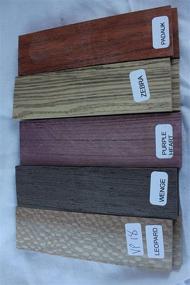 img 3 attached to 🪓 5 Inch Wood Scales Variety Pack (VP18) - Ideal for Knife Making, Gun Grips, and Craft Supplies