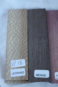 img 2 attached to 🪓 5 Inch Wood Scales Variety Pack (VP18) - Ideal for Knife Making, Gun Grips, and Craft Supplies