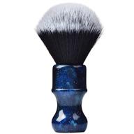 je&amp;co luxury synthetic shaving brush: aesthetic resin handle, 24mm extra dense knot - a premium grooming essential! logo