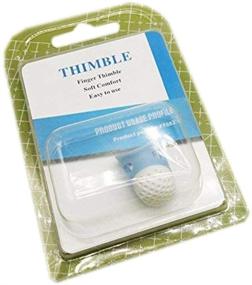 img 1 attached to YICBOR FT0821-S Thimble Finger Protector: Non-Slip Comfort for Quilting & Sewing DIY Crafts