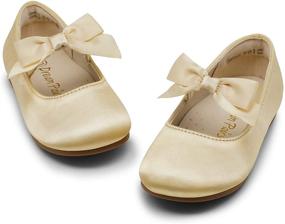 img 1 attached to DREAM PAIRS Sophia 22 Adorables Ballerina Girls' Shoes