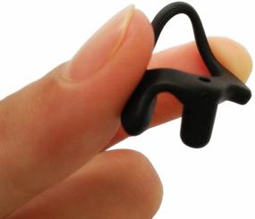 img 1 attached to Universal Soft Silicone Open Ear Insert Earmould for Two Way Radio Earmold Coil Tube Audio Kits UV-5R UV-B6 BF-888S UV-B5 (Black, Large Medium Small)