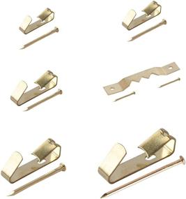 img 2 attached to 🖼️ Accessbuy Picture Hangers Kit: Complete 200pcs Assortment with Hooks, Nails, and Hardware for Frames - Medium Hanging Capacity (100lbs 50lbs 30lbs 20lbs 10lbs)