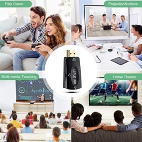 img 2 attached to Адаптер HDMI к VGA FUDIGO с передачей аудио - конвертер HDMI к VGA 1080P для компьютера, ПК, ноутбука, телевизора, проекторов и дисплеев