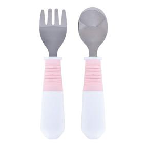 img 3 attached to Tiny Twinkle Fork Spoon Set Kids' Home Store