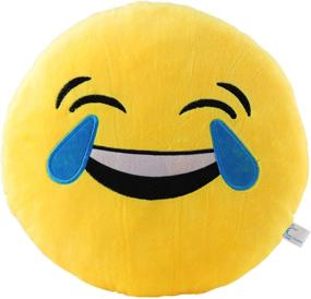 img 4 attached to 😂 Hilarious 12.5 Inch Yellow Smiley Emoticon Pillow: Laugh Till you Cry!