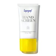 supergoop! handscreen spf 40: preventative hand cream for dry cracked hands, non-greasy formula with sea buckthorn, antioxidants & natural oils logo