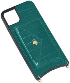 img 2 attached to 👝 Jill Zarin – Stylish Wallet Phone Case for iPhone 11 - Trendy, Durable, &amp; Compact PU Leather Cover with Credit Card &amp; Money Holder Pocket Slot (Emerald Green)