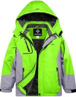 gemyse boys' waterproof fleece windproof jacket: clothing, jackets & coats logo