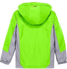 img 3 attached to GEMYSE Boys' Waterproof Fleece Windproof Jacket: Clothing, Jackets & Coats