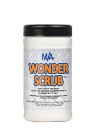 img 4 attached to 🧽 Wonder Scrub Industrial Hand & Surface Towels (25 ct) - The Ultimate Mechanic's Wipes! Industrial Strength, Heavy Duty for Grease, Grime, Oil. Accept No Substitutes!