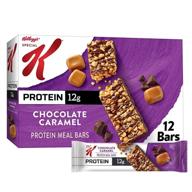 🍫 kellogg's special k protein bars, chocolate caramel, 19oz box (12 bars) - meal replacement and protein snacks logo