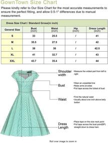 img 2 attached to 👗 Vintage Stretchy Women's Dresses: Shop at GownTown for Classic and Chic Women's Clothing