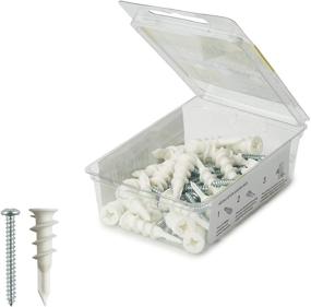 img 4 attached to Efficient Plastic Drilling Drywall Anchor Kit: Simplify Your Projects!