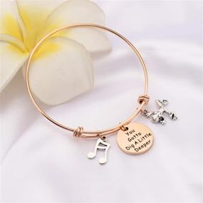 img 2 attached to 🐸 TGBJE Kartoon Frog Charm - Dig a Little Deeper Bracelet - Gift for Frog Lovers with Inspirational Charm