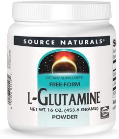 img 4 attached to 💪 Source Naturals L-Glutamine Powder - Enhance Metabolic Energy with Free Form Amino Acid - 16 oz