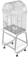 🏢 a&e cage 701 platinum opening dome top: perfect combination of plastic base and metal stand логотип