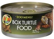 🐢 корм для боксовой черепахи в жестяной банке zoo med (6 унций): повышает питательность для вашей домашней черепахи. логотип