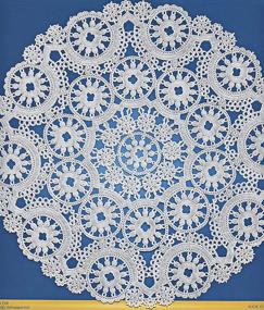 img 1 attached to 📄 White Round Paper Doilies, 4-Inch, Pack of 40 (B23001) by Royal Consumer Medallion Lace